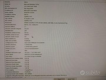 Optilex 7010 8 G Ram i7-3770  3.40 Ghz 4 core