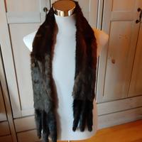 stola visone marrone