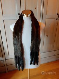 stola visone marrone