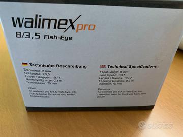 Walimex Pro 8mm f/3.5 CS Fisheye (Canon)