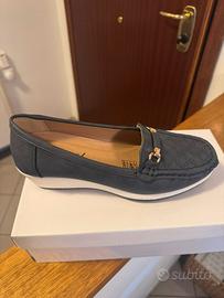 Scarpe Blu donna  mocassino