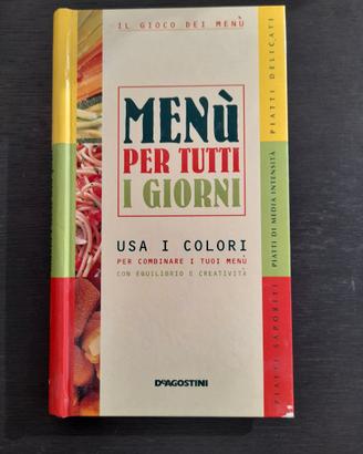 Libro cucina "Menù di tutti i giorni" Gioco menù