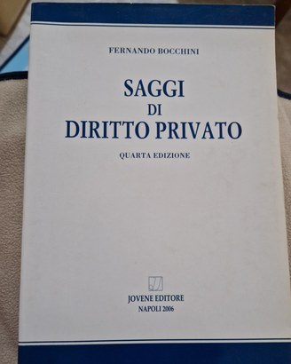 Saggi di diritto privato