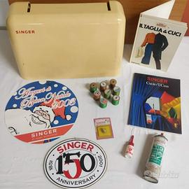 Lotto Cucito SINGER Vintage gadget pubblicitari