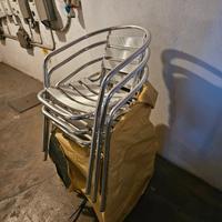 Sedie e Sgabelli in Alluminio per Bar o Esterno
