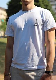 T-Shirt Eiffel Tower Nuova Taglia S