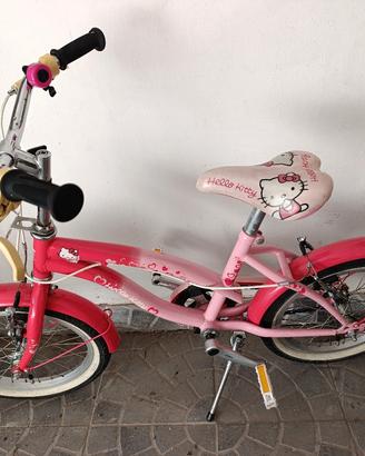 bicicletta per bambine 4/7 anni+monopattino 