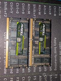 RAM DDR4 SODIMM 32GB 16x2 2666 mhz