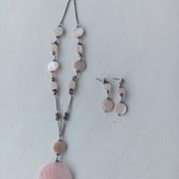 parure collana e orecchini in argento