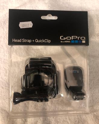 Head strap+ quick clip GoPro