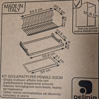 scolapiatti per pensile cucina
