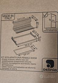 scolapiatti per pensile cucina