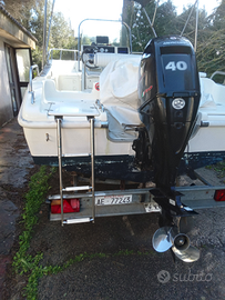 Barca Blu&Blu di 6 metri con motore Mercury