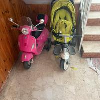 Pari al nuovo sediolone auto e motore elettrico