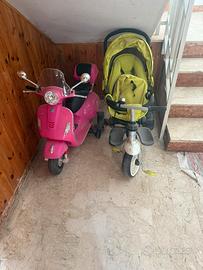 Pari al nuovo sediolone auto e motore elettrico