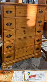 Codice: 270306  CASSETTIERA - SETTIMANALE IN PINO