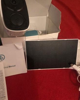 Telecamera wifi con batteria ricaricabile