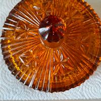 Coppa ambra vintage della bottega Cossutta