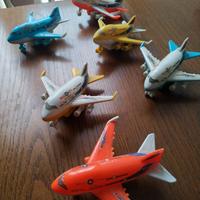 set gioco aeroplani in plastica