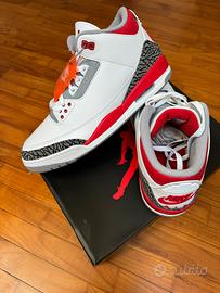 Nike Air Jordan 3 Retro Fire Red Nuove