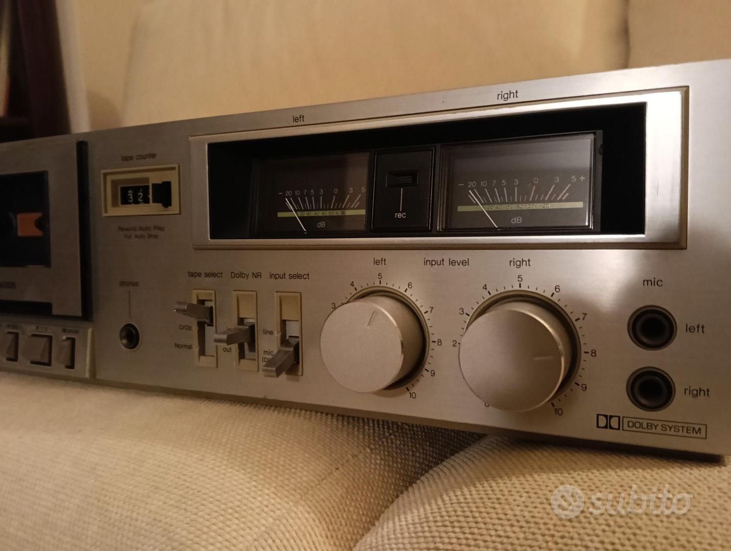 Platine Cassette Technics M205 – Vintage, état Fonctionnel, Quelques Marques