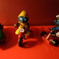 Set di 3 Puffi motorizzati