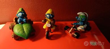 Set di 3 Puffi motorizzati