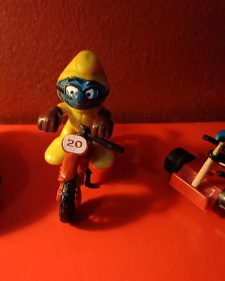 Set di 3 Puffi motorizzati