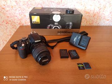 Nikon D3100 + ob 18-55 e accessori