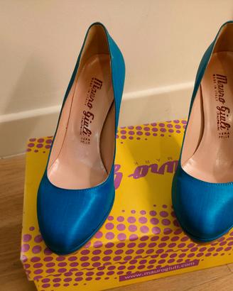 Scarpe donna Mauro Giuli N37 turchese