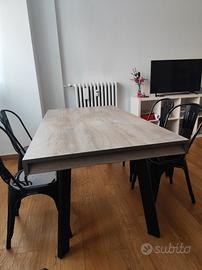 tavolo stile industriale ricci casa