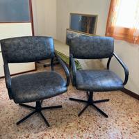 Sedie girevoli in ecopelle