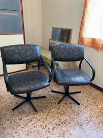 Sedie girevoli in ecopelle