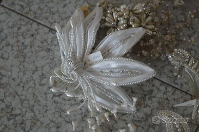 Lotto otto fermagli sposa nuovi