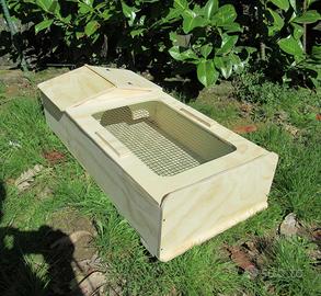 Terrario per tartarughe 80x40x20 Lati Chiusi