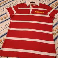 Polo a righe Dsquared2