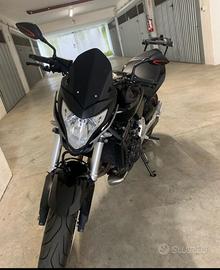 Specchietti moto Chaft coppia Ø10mm Nero/Rosso