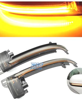 FRECCIE SPECCHIO PER AUDI A3 A4 A5 A6 Q3 LED NERO 