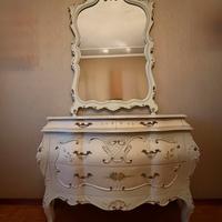 Como’  e specchio stile barocco