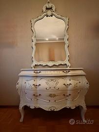 Como’  e specchio stile barocco