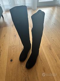 Stivali neri scamosciati su misura Filies & boots