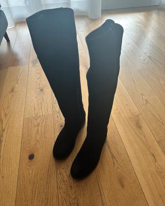 Stivali neri scamosciati su misura Filies & boots
