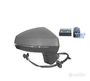 SPECCHIO COMPLETO DESTRO AUDI A3 8V 12-20