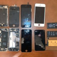 Ricambi Iphone 4 4s 5 5s scheda madre display flat