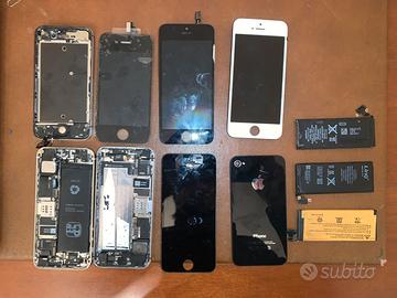 Ricambi Iphone 4 4s 5 5s scheda madre display flat