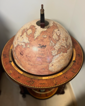 Mappamondo Bar Zoffoli originale – Elegante comple