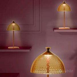 KARTELL PUMO LAMP ambra mattone by Fabio Novembre