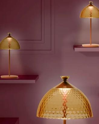 KARTELL PUMO LAMP ambra mattone by Fabio Novembre
