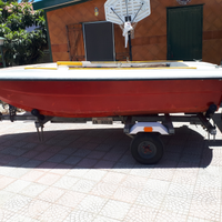 Barca 3,8 carrello omologato e Mercury 20 cv