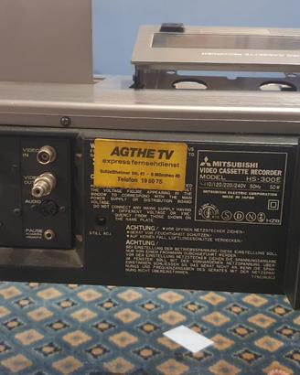 Lettore vhs proffessionale mitsubishi hs300